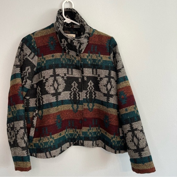 Billabong Multicolor Patterned Blazer - Picture 9 of 12